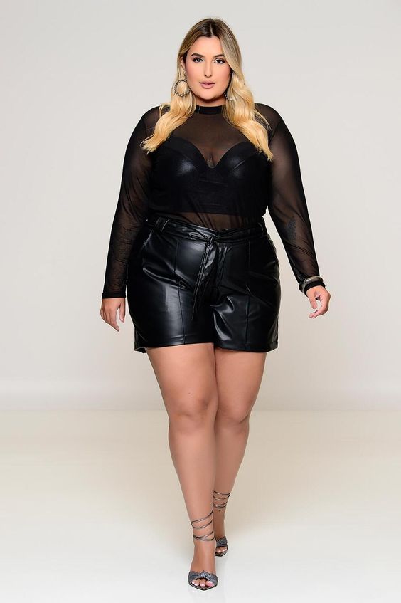 All Leather Look for plus size AT Concert 